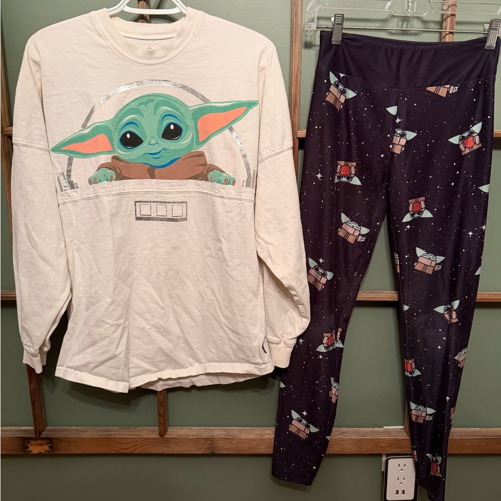 Baby Yoda Spirit Jersey and matching leggings